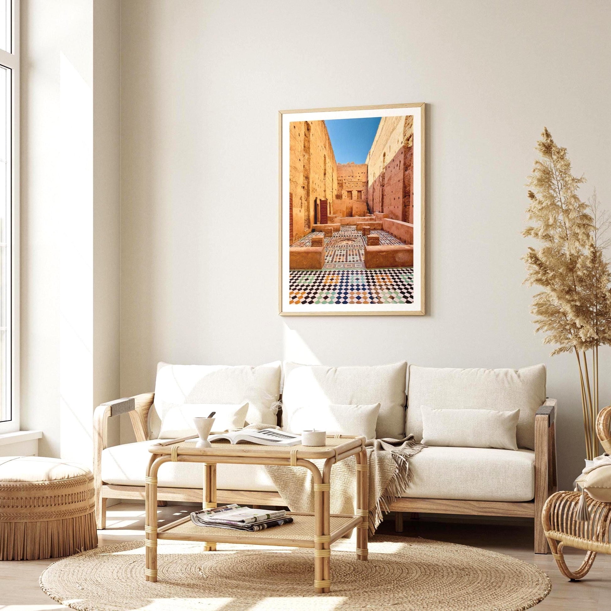 El Badi Palace Print: Marrakesh Morocco Photography, Islamic Architecture - Matthew Webb Photography