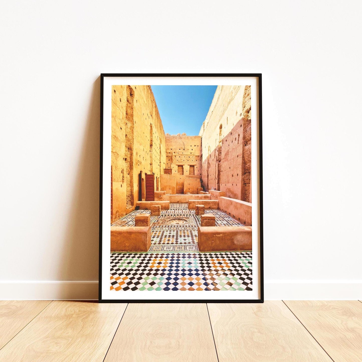 El Badi Palace Print: Marrakesh Morocco Photography, Islamic Architecture - Matthew Webb Photography