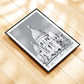 Black and white Montmartre Sacre Coeur Print - Paris Wall Art Poster, Architecture Photography, Gift - Matthew Webb Photography