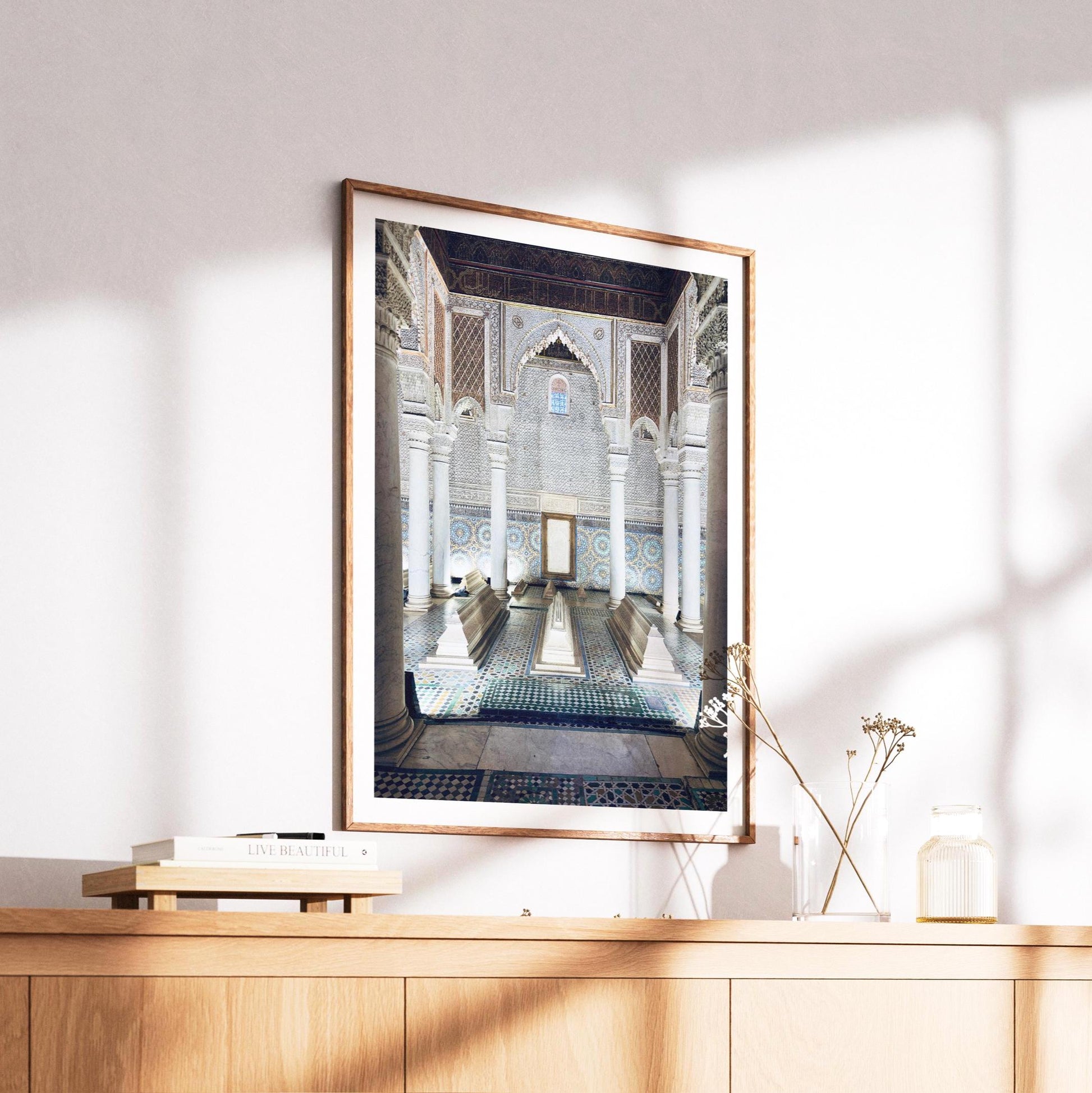 Marrakesh Saadian Tombs Print: Moroccan Architecture Wall Art, Islamic Photography Travel Gift - Matthew Webb Photography