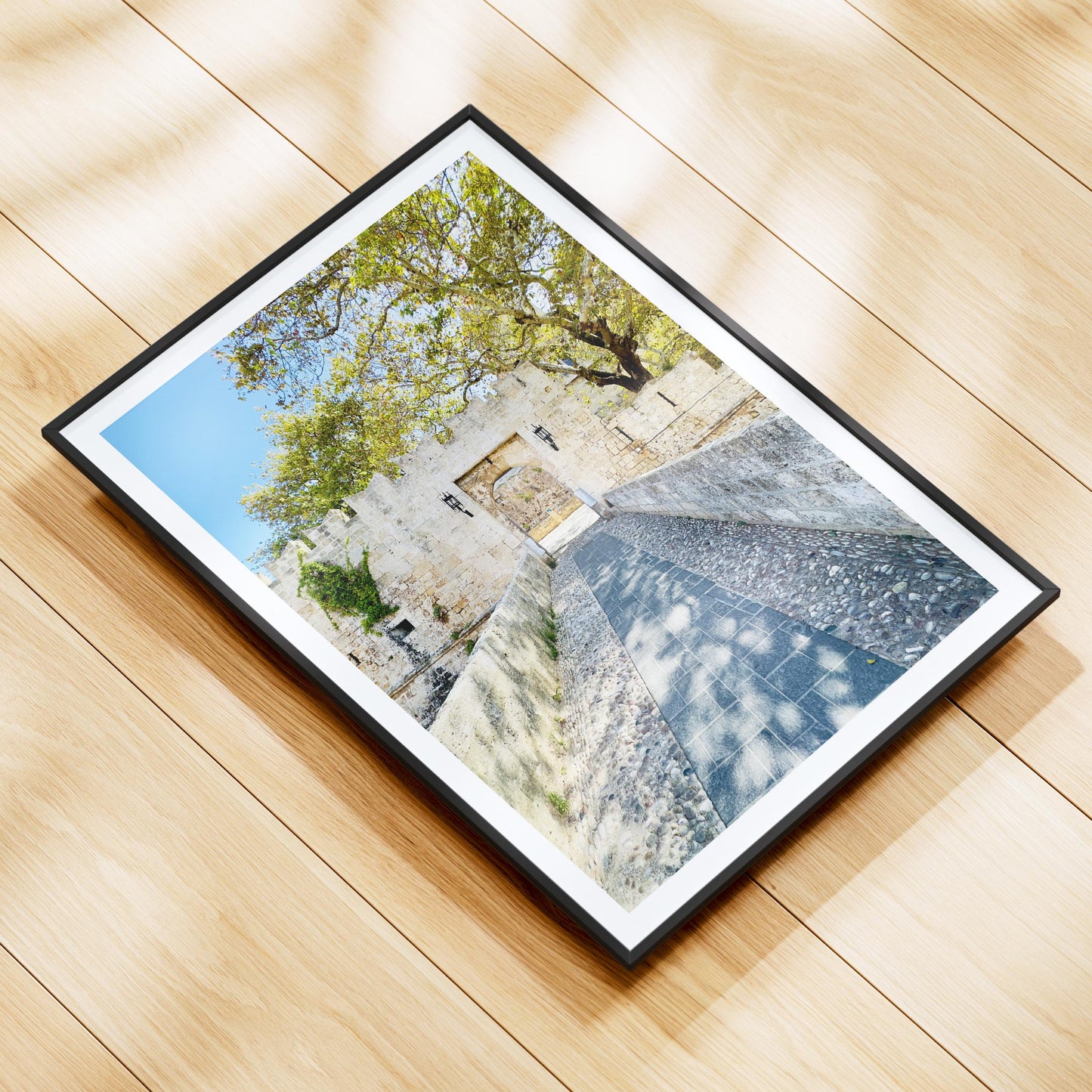 Rhodes Old Town Print - Greece Travel Photography, Framed Wall Art