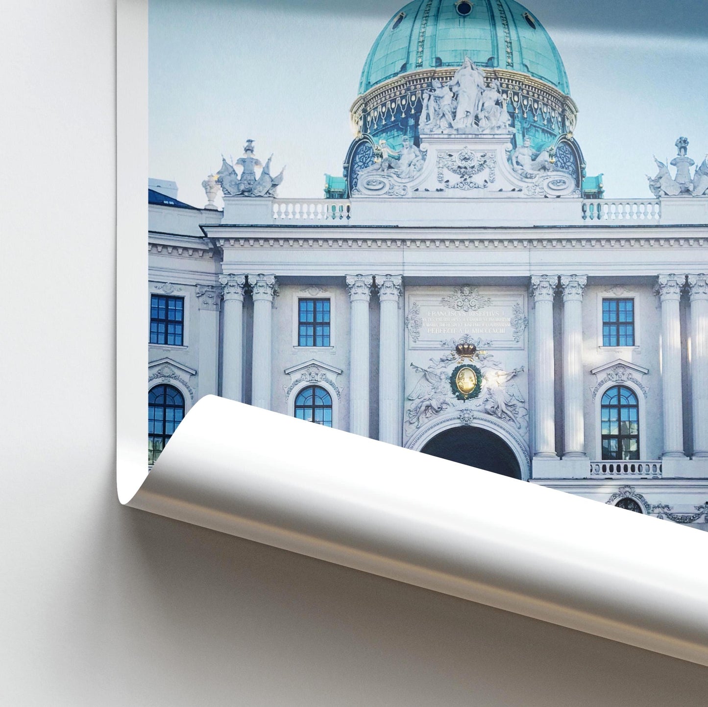Vienna Hofburg Travel Print - Austria Wall Art Poster, Iconic Landmark, Framed Personalized gift
