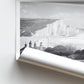 South Downs Travel Wall Art - Black and White Coastal Photography, Print or Framed Personalized Gift