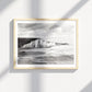 Black and White Coastal Photography Wall Art - Seven Sisters Fine Art Print - Matthew Webb Photography