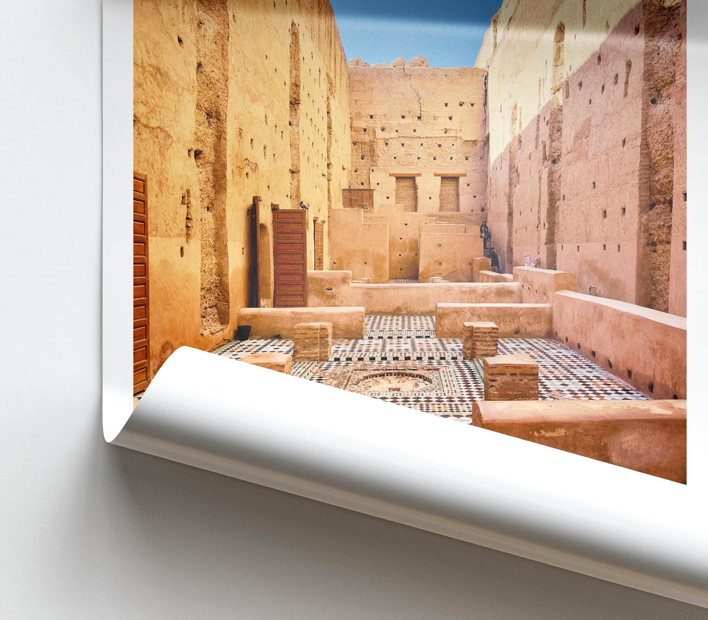 El Badi Palace Print: Marrakesh Morocco Photography, Islamic Architecture - Matthew Webb Photography