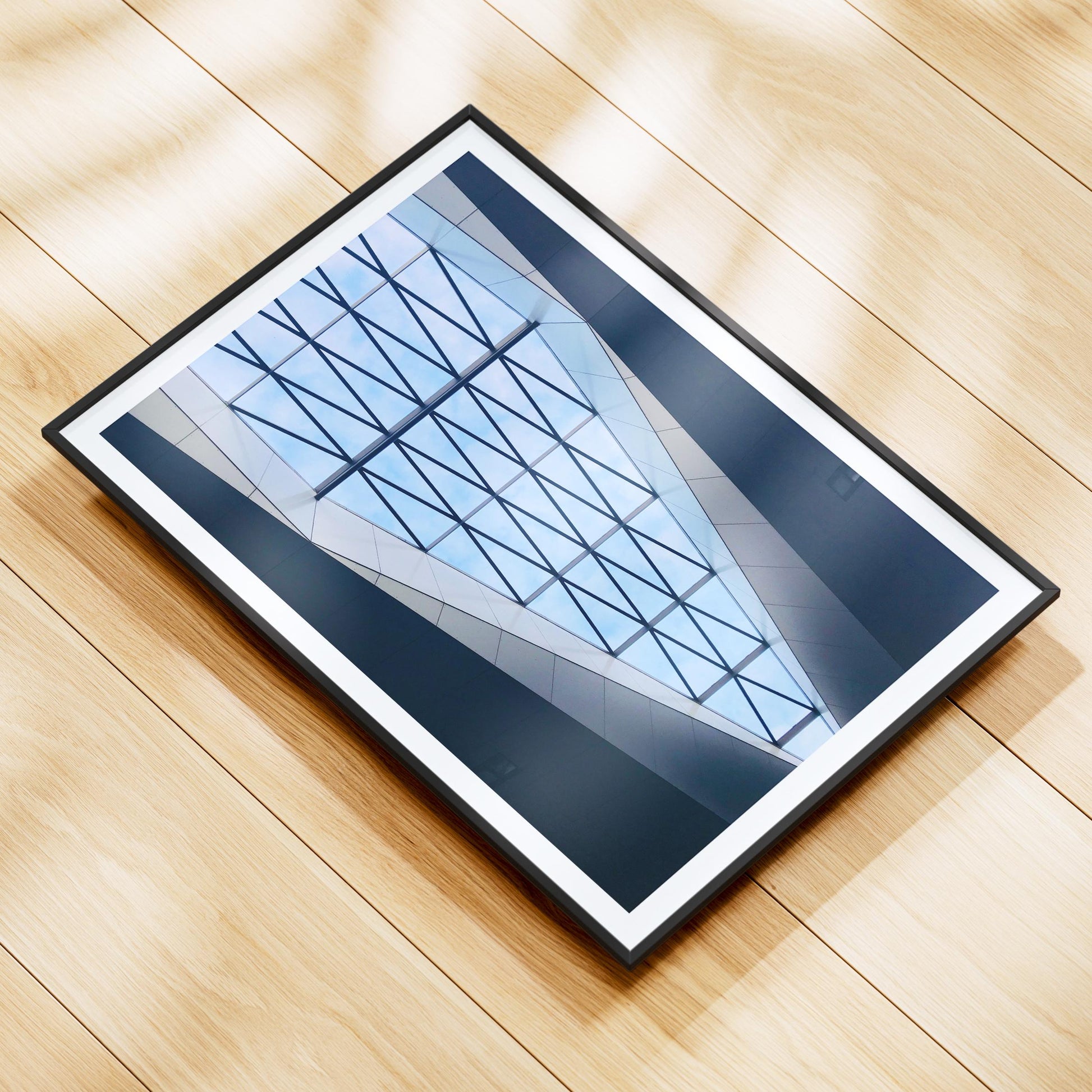 Vienna Central Station Skylight Print | Geometric Architecture Photography - Matthew Webb Photography