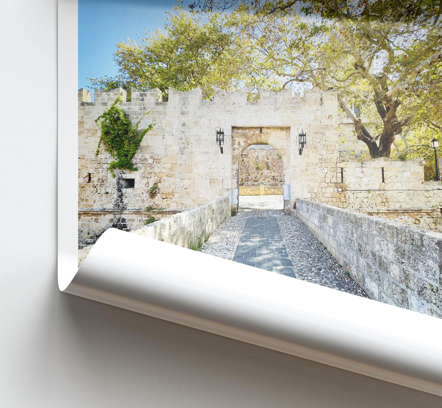 Rhodes Old Town Greece Print – Vintage Travel Photography