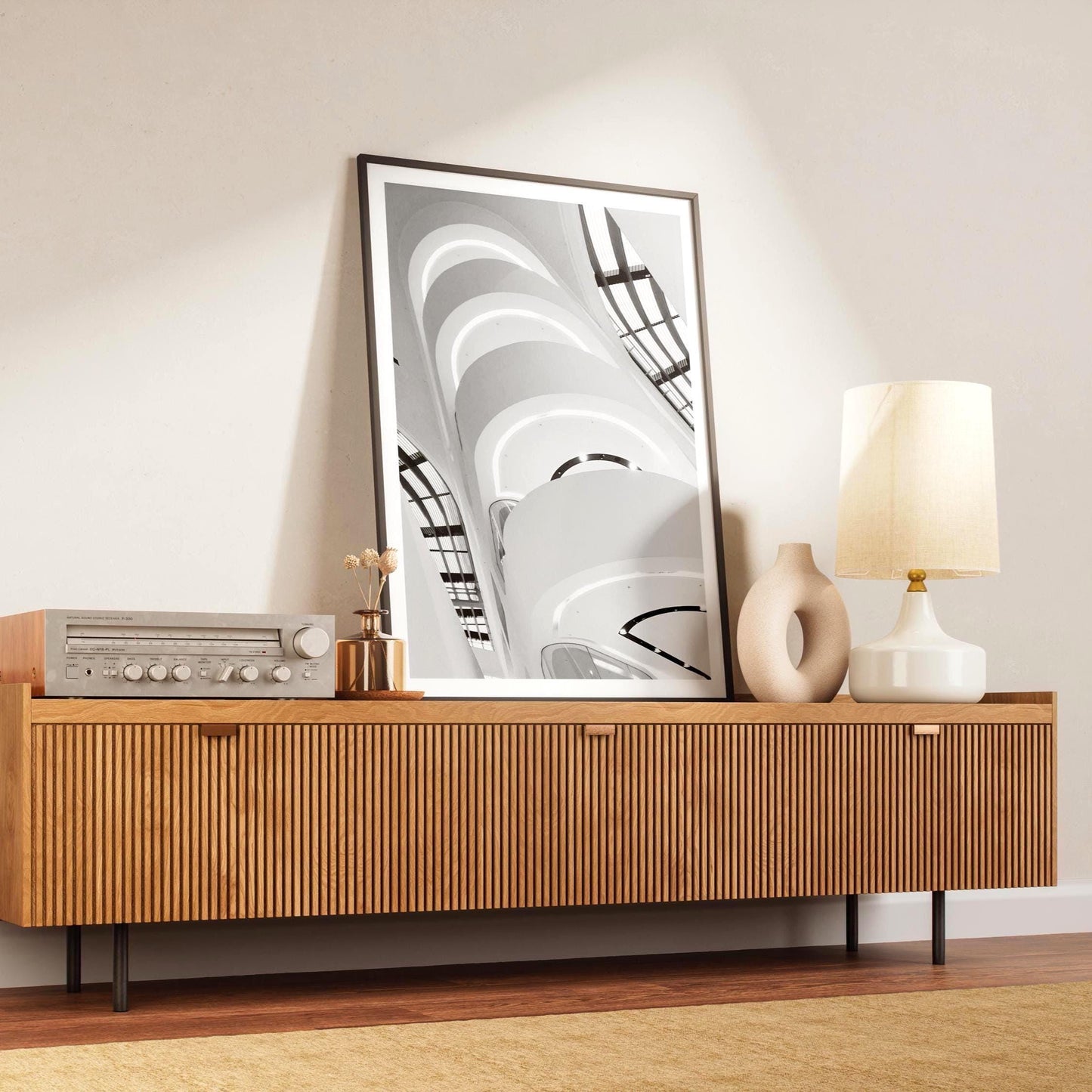 Zaha Hadid Architecture Print: Modern Black & White Wall Art - Matthew Webb Photography