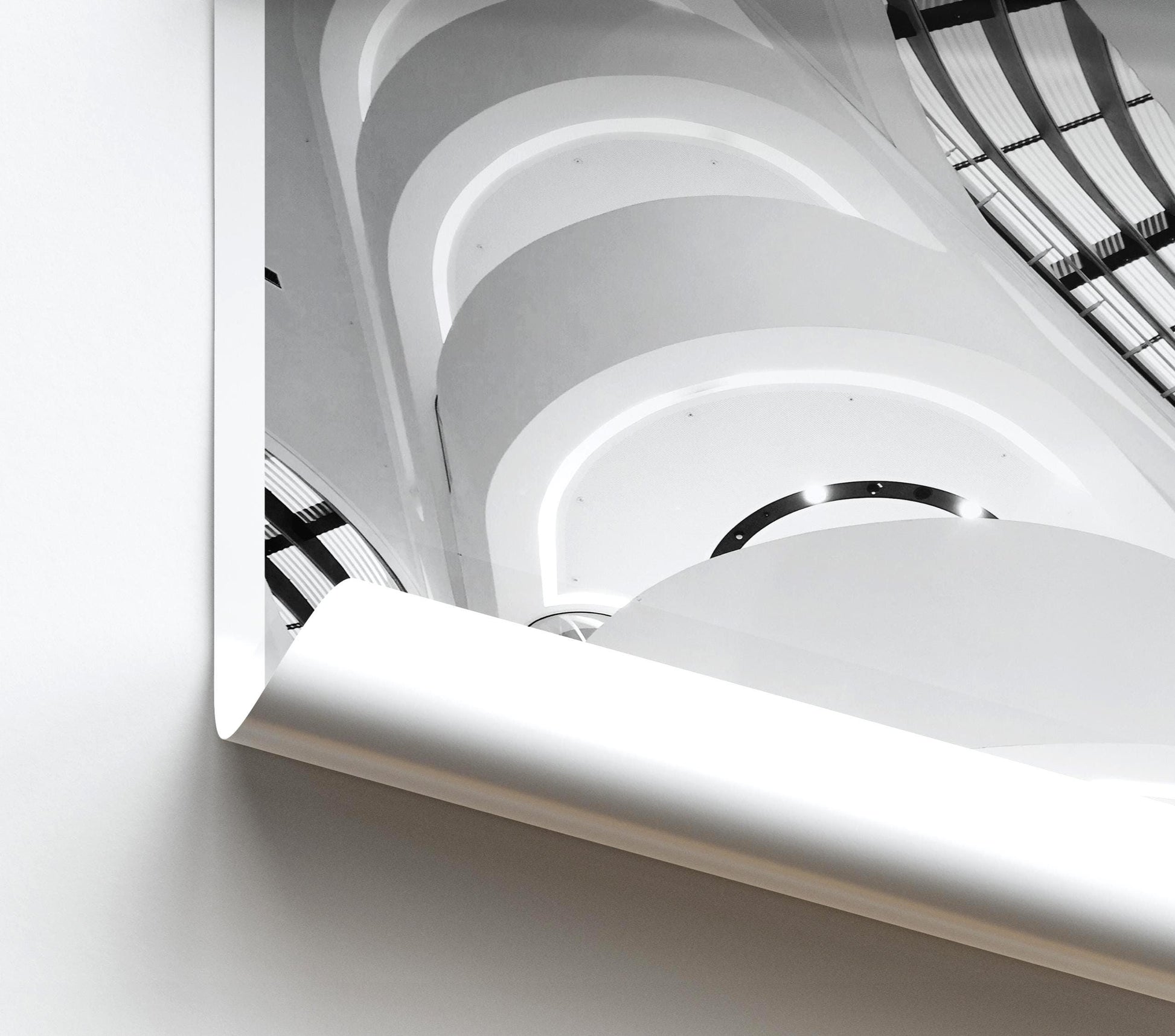 Zaha Hadid Architecture Print: Modern Black & White Wall Art - Matthew Webb Photography