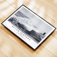 South Downs Travel Wall Art - Black and White Coastal Photography, Print or Framed Personalized Gift