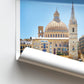 Malta Art Poster - Coastal Wall Decor, Photography Print, Mediterranean Architecture, Travel Gift