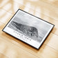 Cadair Idris Black and White Print – Snowdonia Wales Mountain Photography, Minimalist Landscape Wall Art, Monochrome Nature Poster