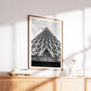 Tokyo Skytree Print - Black and White Japanese Architecture Photography Art