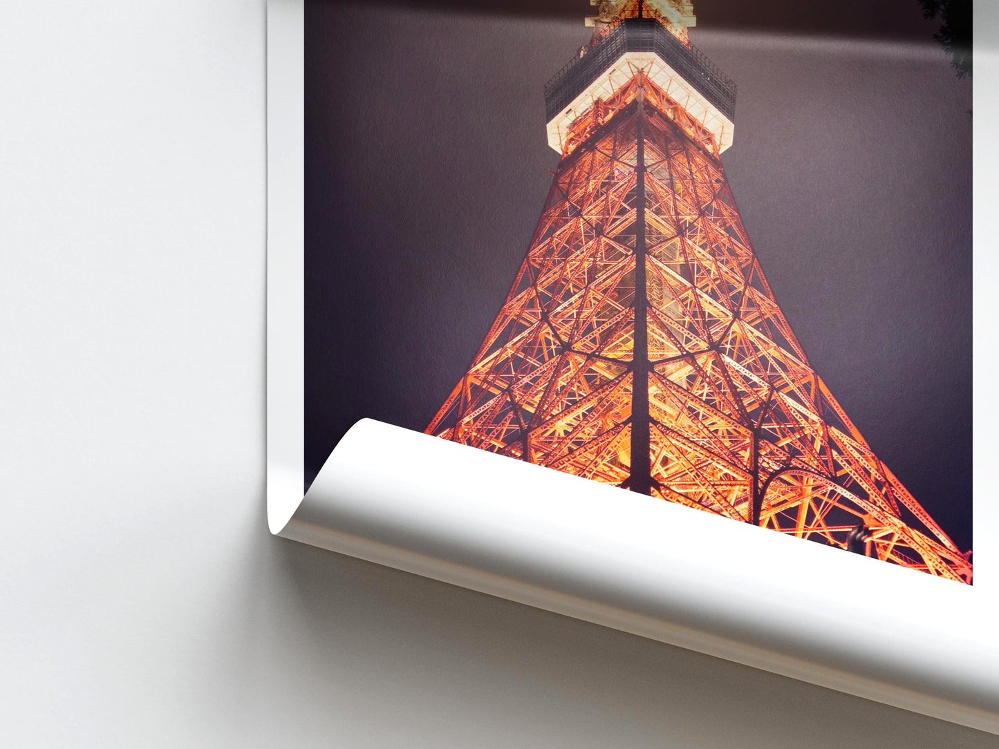 Tokyo Tower Art Print, Japan Travel Photography, Modern Wall Decor - Matthew Webb Photography