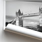 Black and White Tower Bridge Print - London Wall Art, Architecture, Photography, UK
