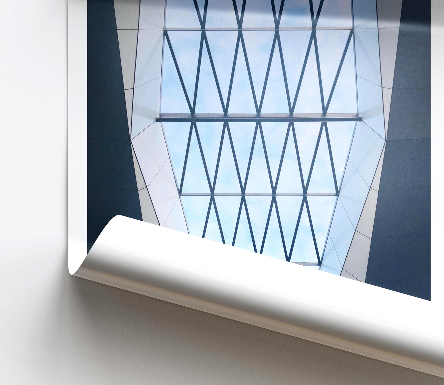 Vienna Central Station Skylight Print | Geometric Architecture Photography - Matthew Webb Photography