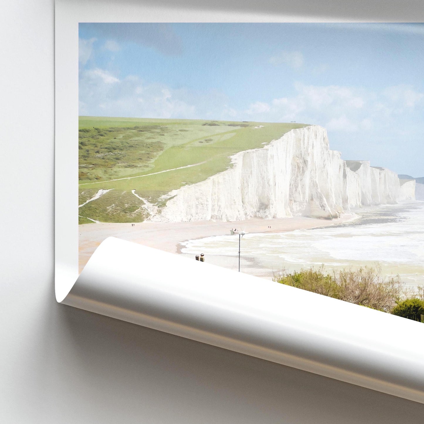 Seven Sisters Coastal Wall Art: East Sussex, Landscape Beach Photography, Framed Decor Gift - Matthew Webb Photography