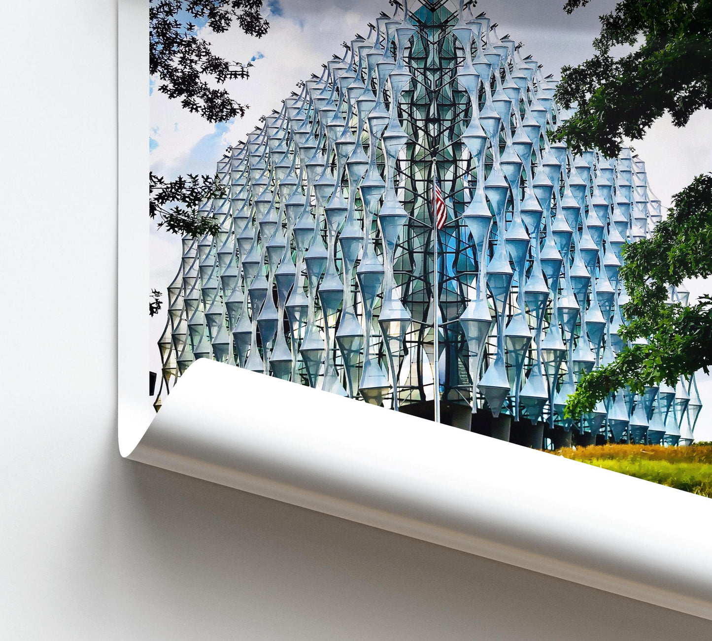 US Embassy Battersea London Print – Geometric Architecture Photography