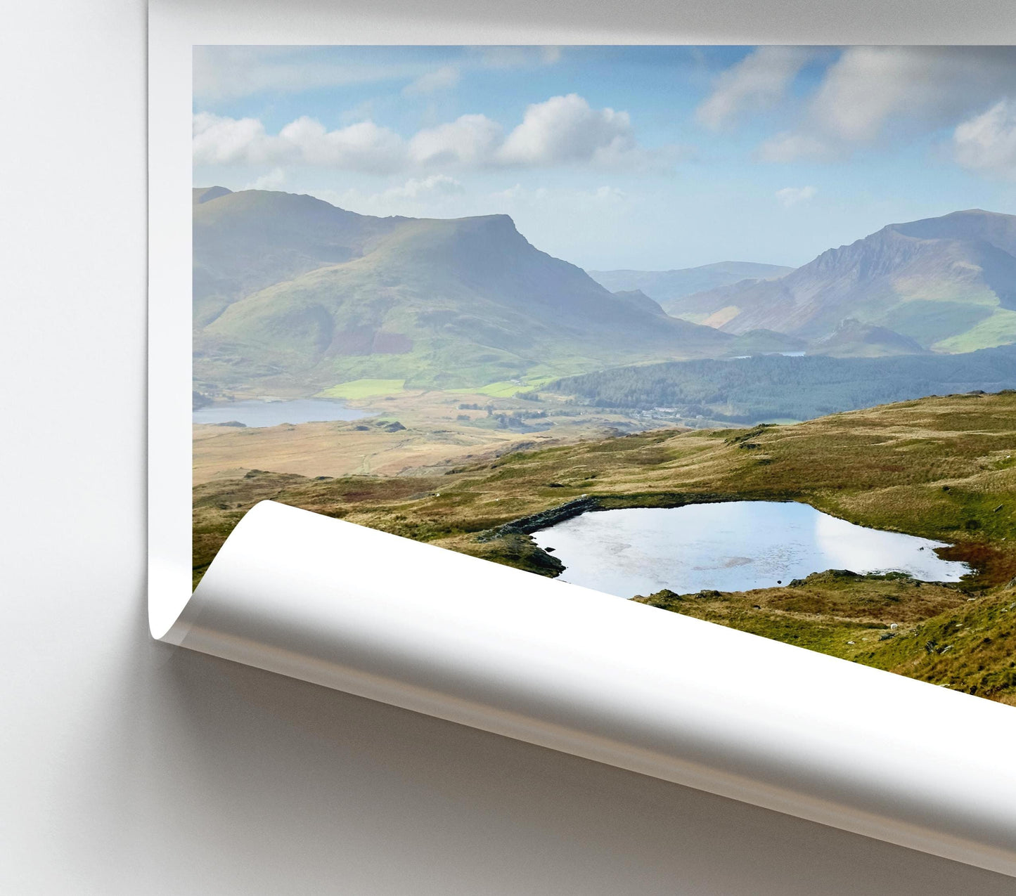 Snowdonia Mountain Print: Wales Landscape, Minimalist Travel Decor - Matthew Webb Photography