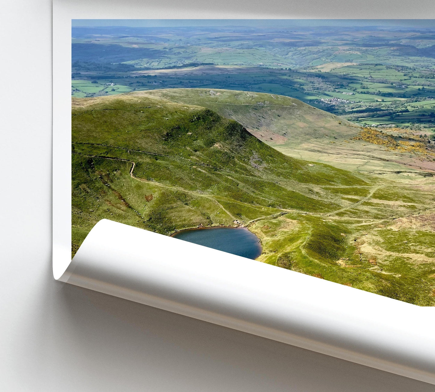 Pen Y Fan Mountain Print: Brecon Beacons Wall Art, Wales Travel Photography for Hikers