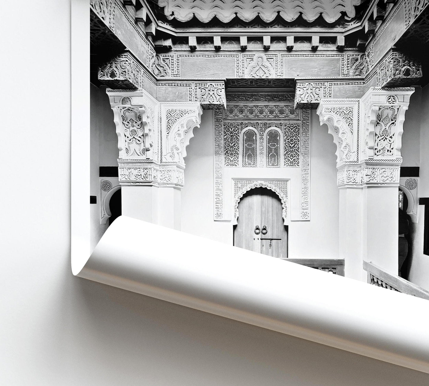 Madrasa Islamic Architecture Print - Marrakech Moroccan Wall Art, Morocco Photography Gift - Matthew Webb Photography