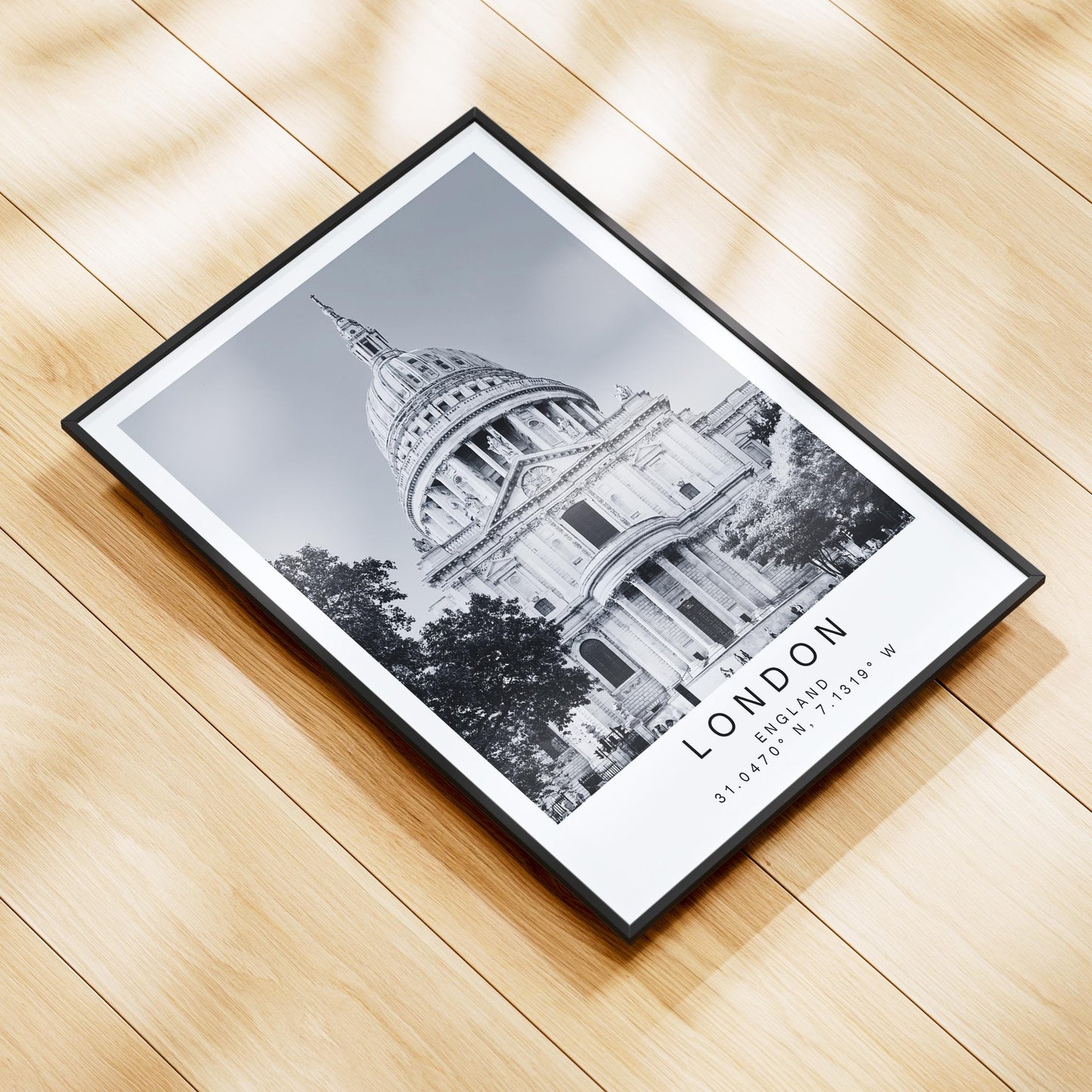 St Paul's Cathedral London Print: Architecture Photography Travel Poster