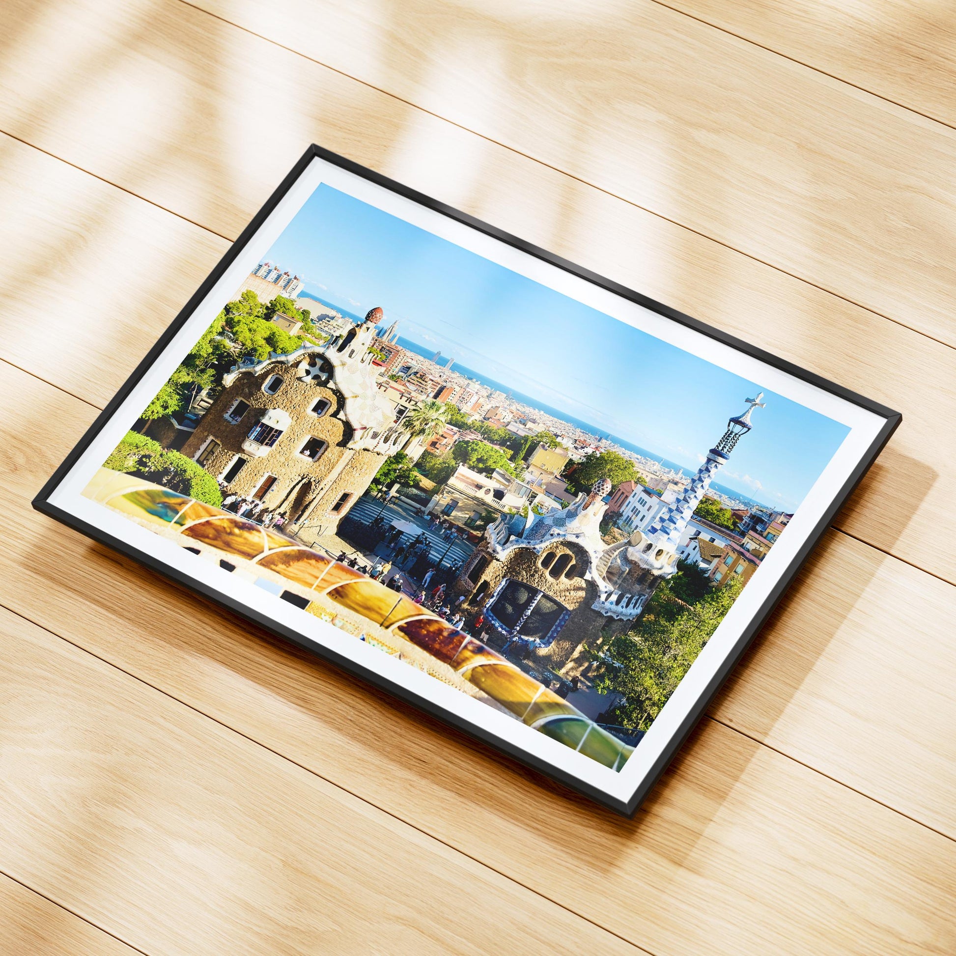 Park Guell Print - Barcelona Wall Art, Spain Travel Print, Minimalist Photography Decor, Architecture Gift - Matthew Webb Photography