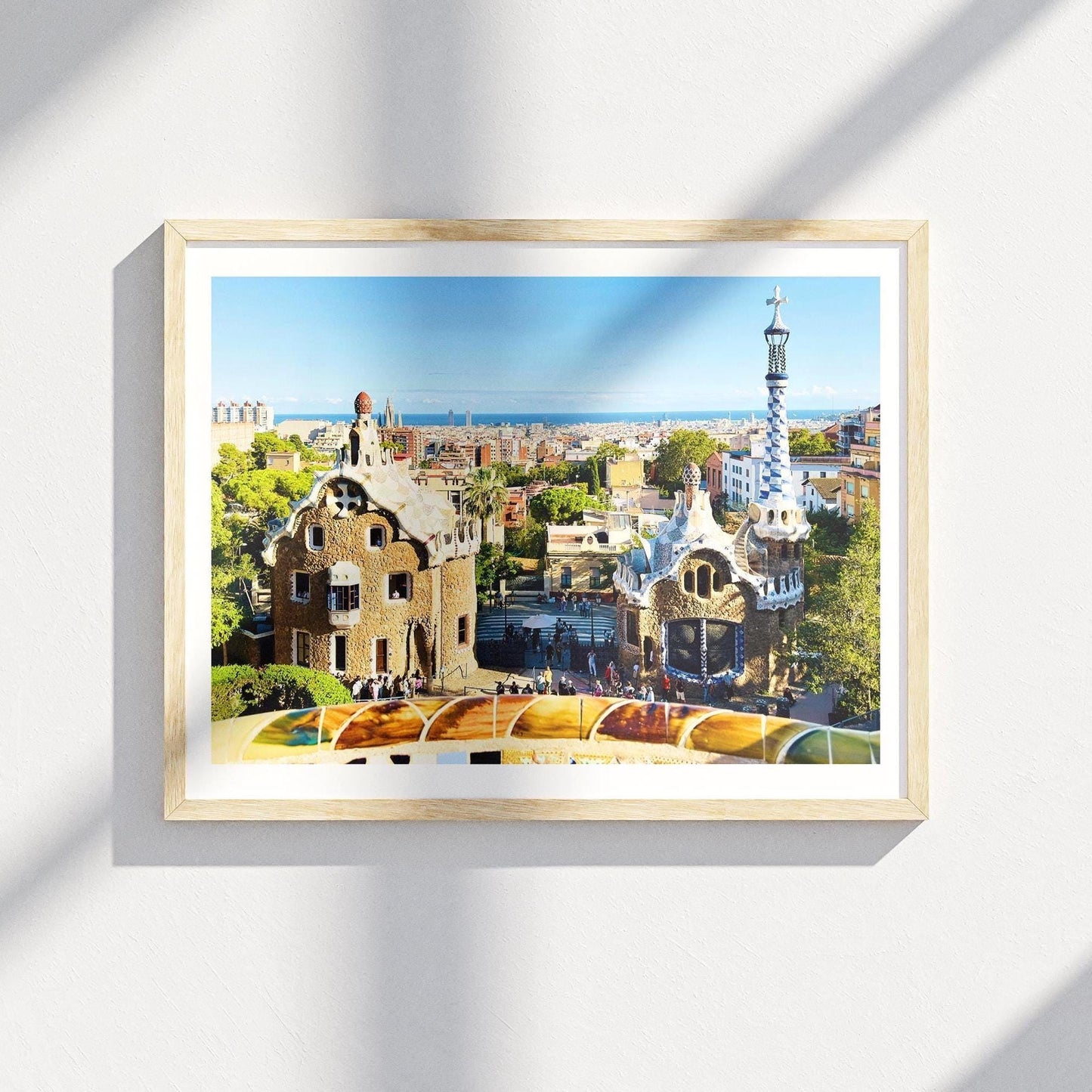 Park Guell Print - Barcelona Wall Art, Spain Travel Print, Minimalist Photography Decor, Architecture Gift - Matthew Webb Photography