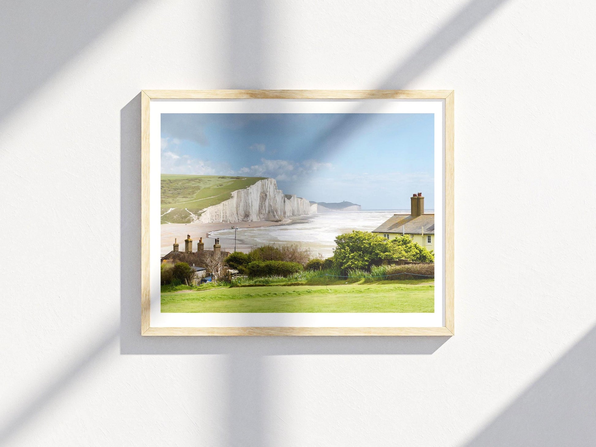 Seven Sisters Coastal Wall Art: East Sussex, Landscape Beach Photography, Framed Decor Gift - Matthew Webb Photography