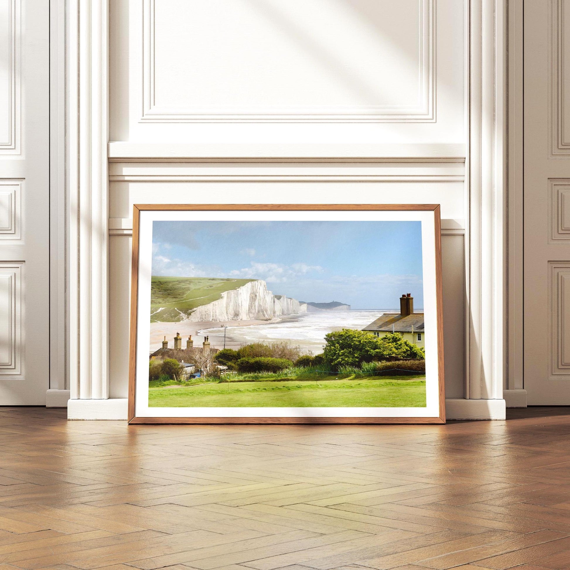 Seven Sisters Coastal Wall Art: East Sussex, Landscape Beach Photography, Framed Decor Gift - Matthew Webb Photography
