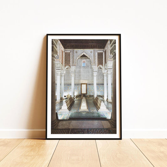 Marrakesh Saadian Tombs Print: Moroccan Architecture Wall Art, Islamic Photography Travel Gift - Matthew Webb Photography