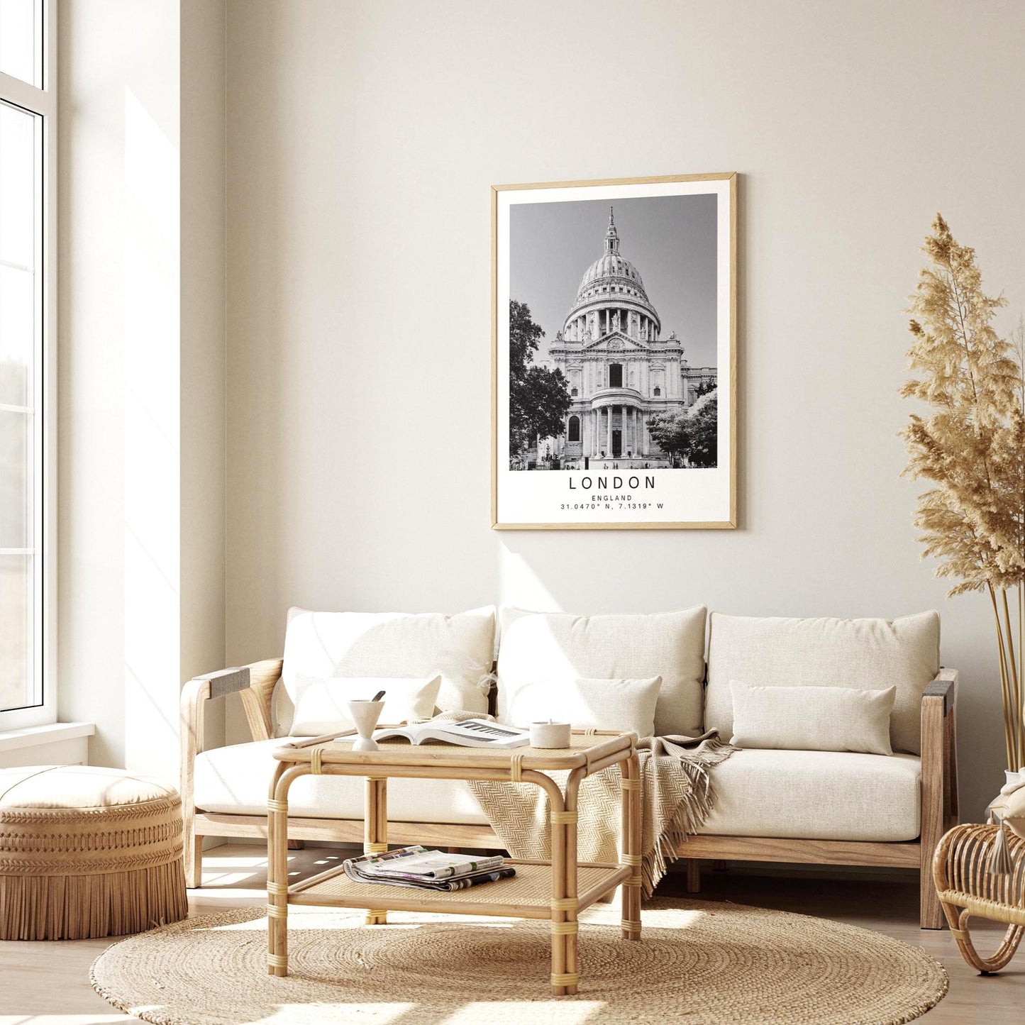 St Paul's Cathedral London Print: Architecture Photography Travel Poster