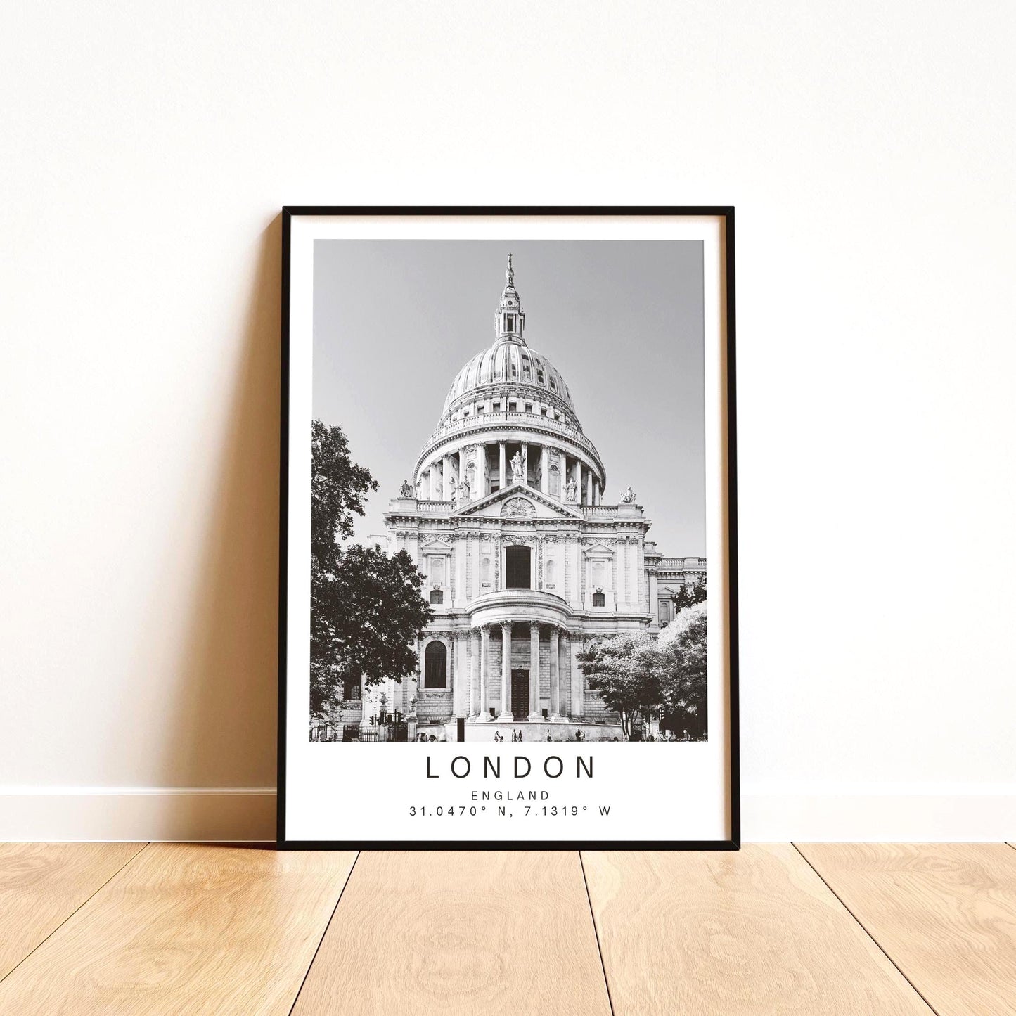 St Paul's Cathedral London Print: Architecture Photography Travel Poster