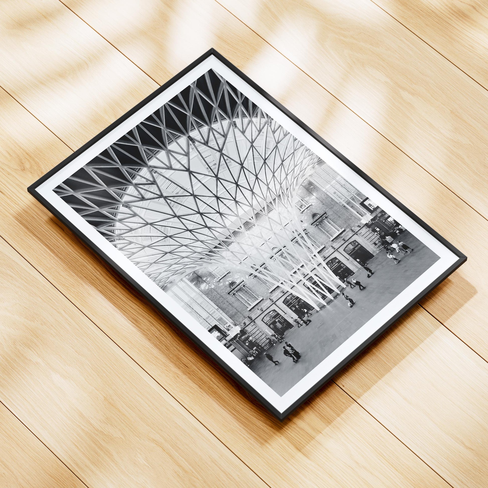 Kings Cross Station Print - London Black and White Photography, Travel Wall Art - Matthew Webb Photography
