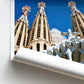 Sagrada Familia Print - Barcelona Wall Art, Gaudi, Spain Travel Poster, Architect Gift - Matthew Webb Photography