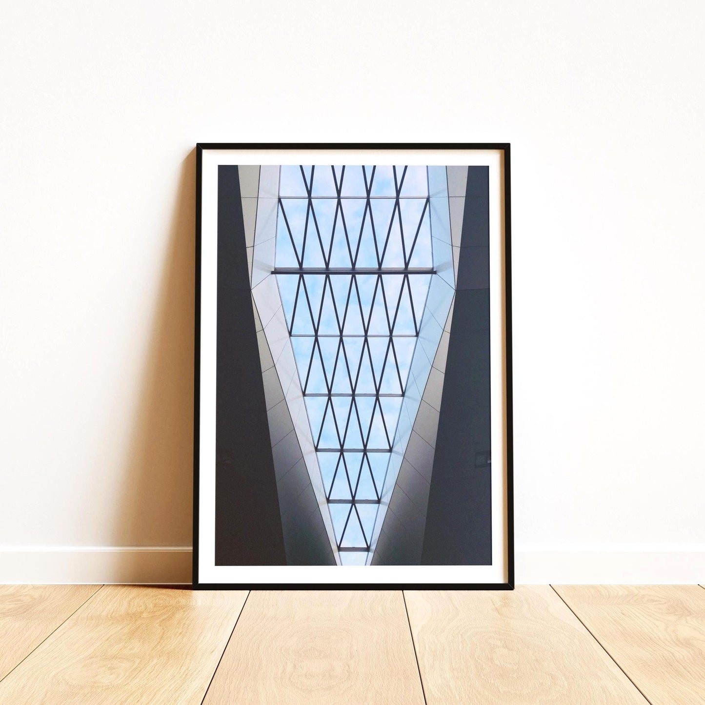 Vienna Central Station Skylight Print | Geometric Architecture Photography - Matthew Webb Photography