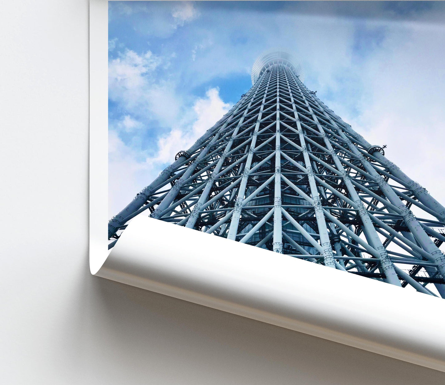 Tokyo Skytree Print - Japanese Wall Art Travel Poster, City Skyline Photography gift
