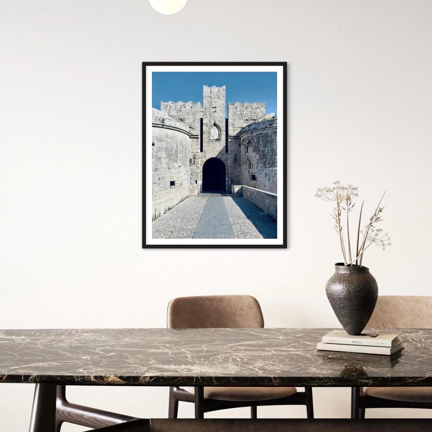 Rhodes Old Town Greece Print: Travel Wall Art, Historic Photography Architecture Poster, Greek Gift