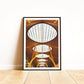 Richard Rogers Architecture Print - Modern Design Poster, Geometric Symmetry Photography, Madrid Barajas Airport