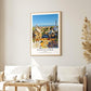 Barcelona Travel Print - Park Guell Spain Wall Art, Framed Minimalist Photography Decor, Architect Gift