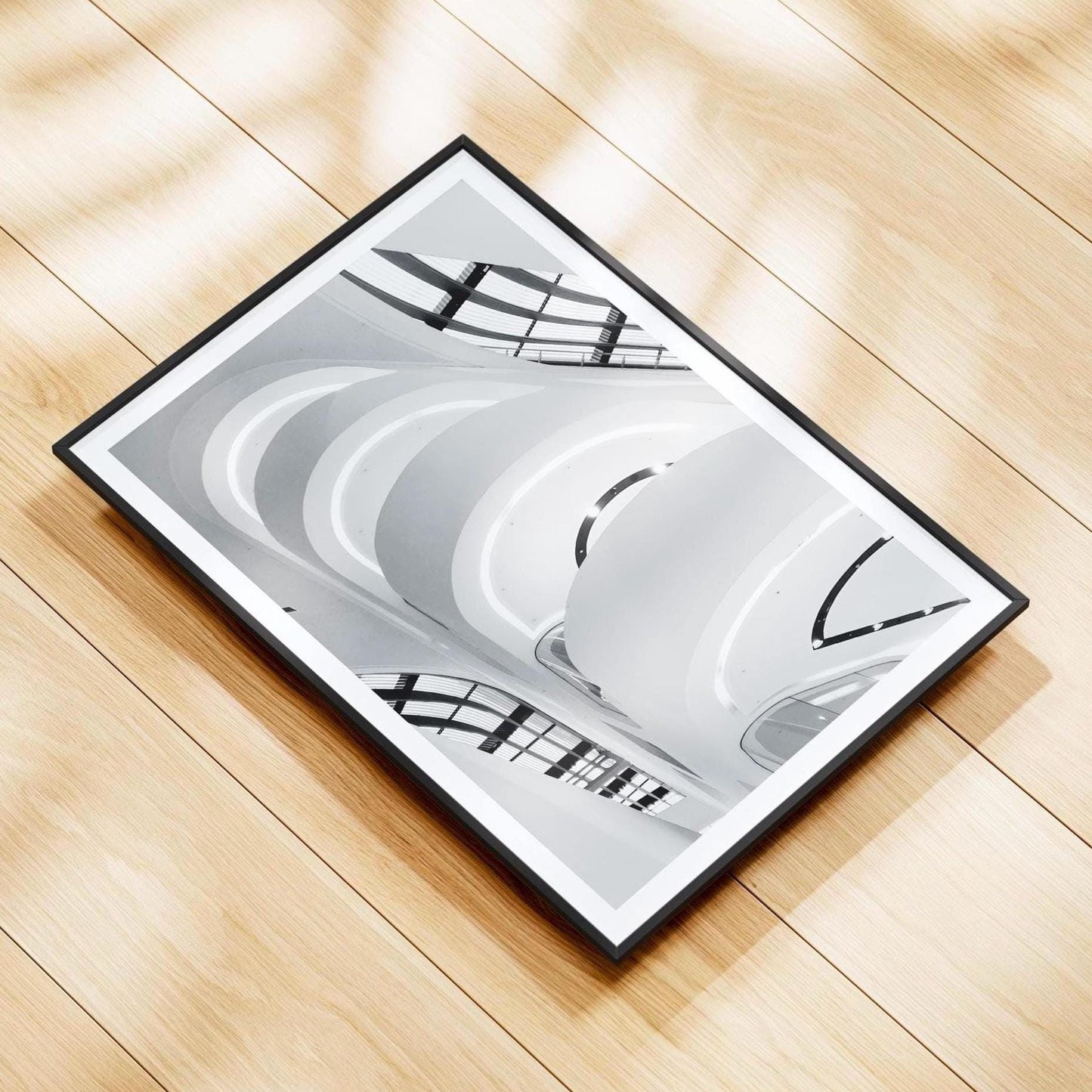 Zaha Hadid Architecture Print: Modern Black & White Wall Art - Matthew Webb Photography