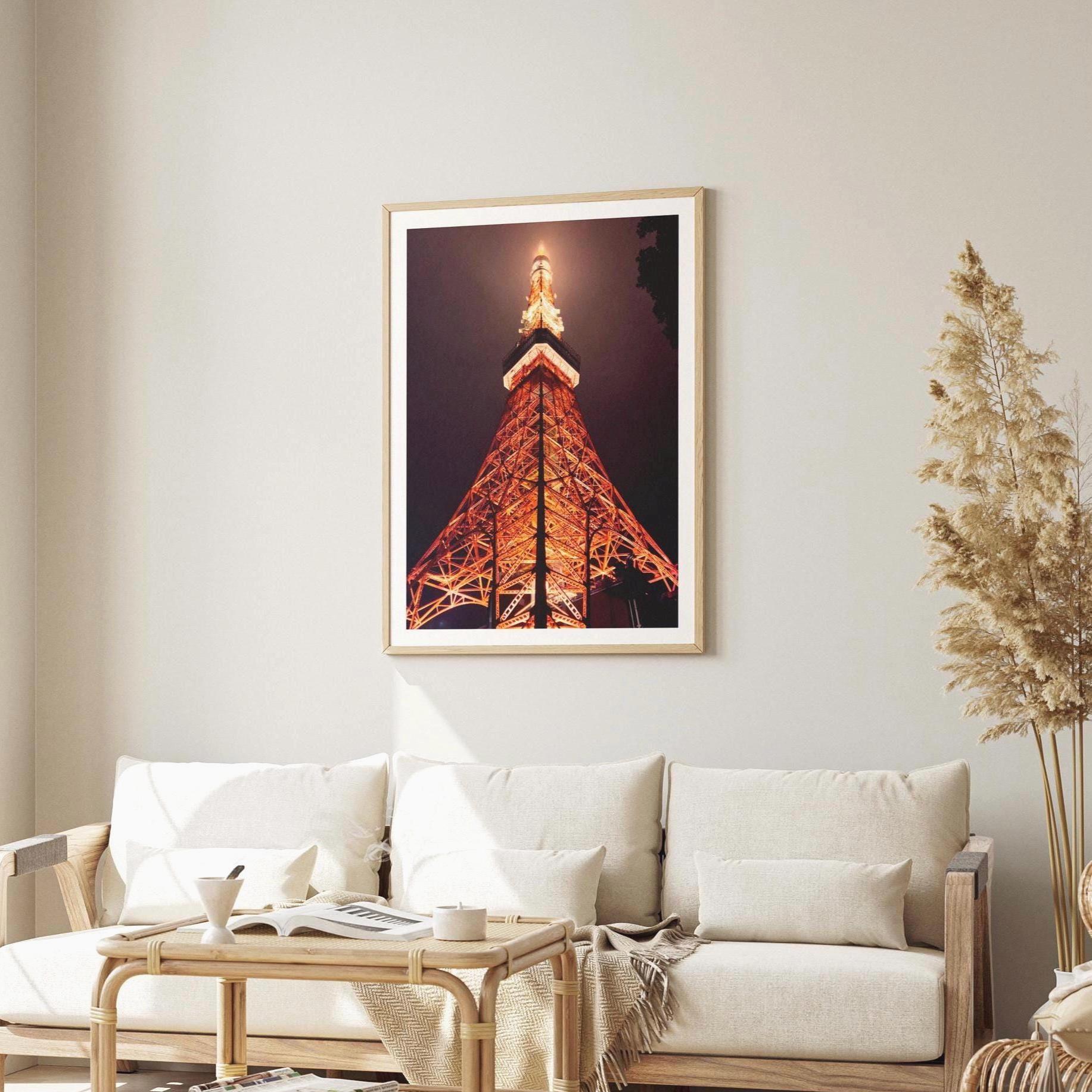 Tokyo Tower Art Print, Japan Travel Photography, Modern Wall Decor - Matthew Webb Photography