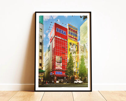 Tokyo Akihabara Print: Electric City Wall Art, Japanese Travel Photography Poster