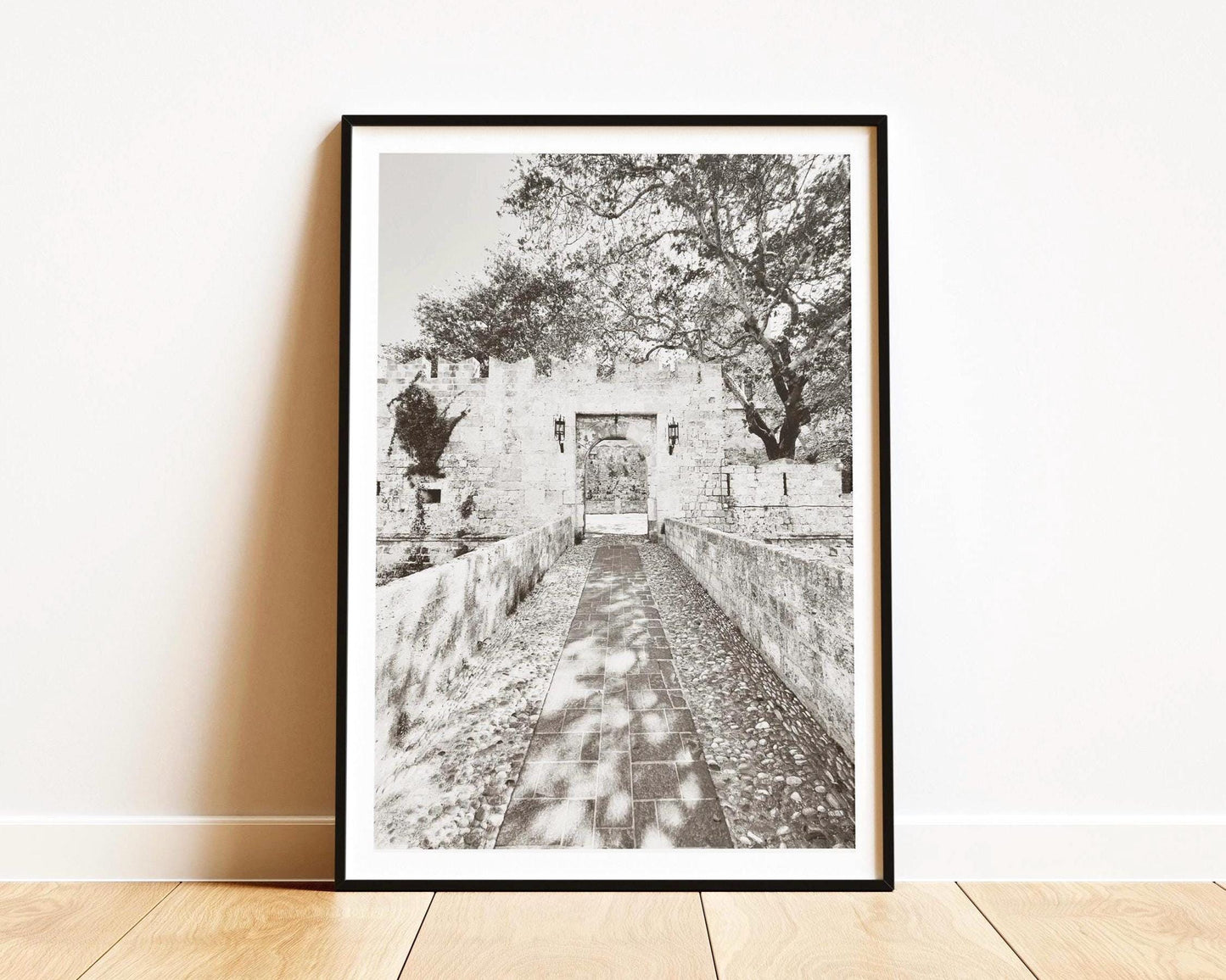 Rhodes Greece Print Set – Old Town & Lindos Coastal Wall Art