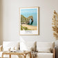 Durdle Door Print - Dorset Coastal Wall Art, Beach landscape, Framed Minimalist Photography