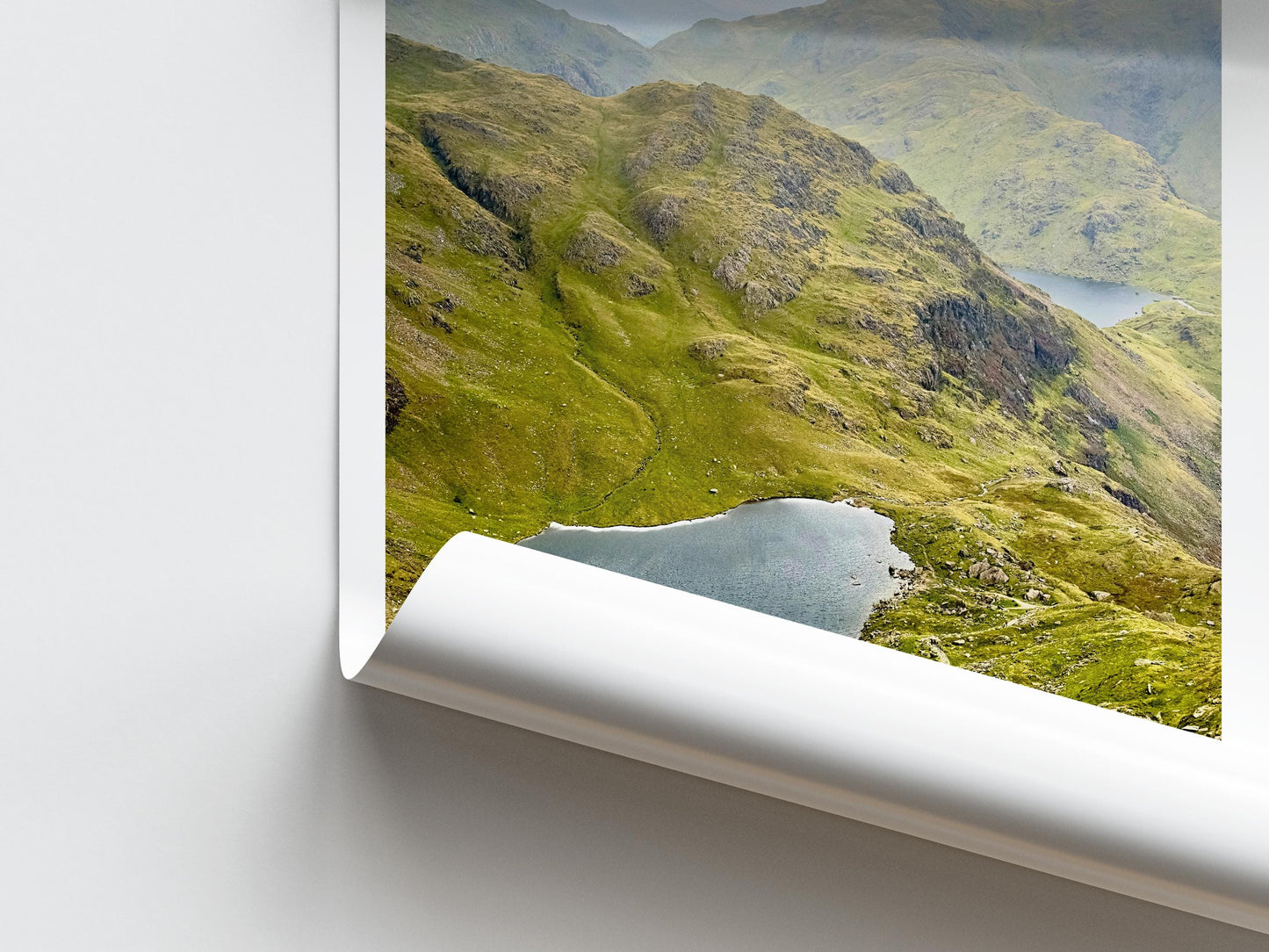 Lake District Print - National Park UK Travel Poster Wall Art, Personalized Hiking Gift