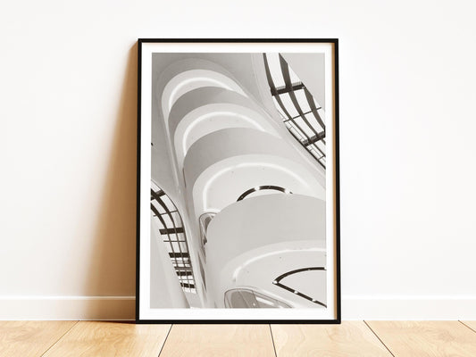 Zaha Hadid Architecture Print: Modern Black & White Wall Art - Matthew Webb Photography