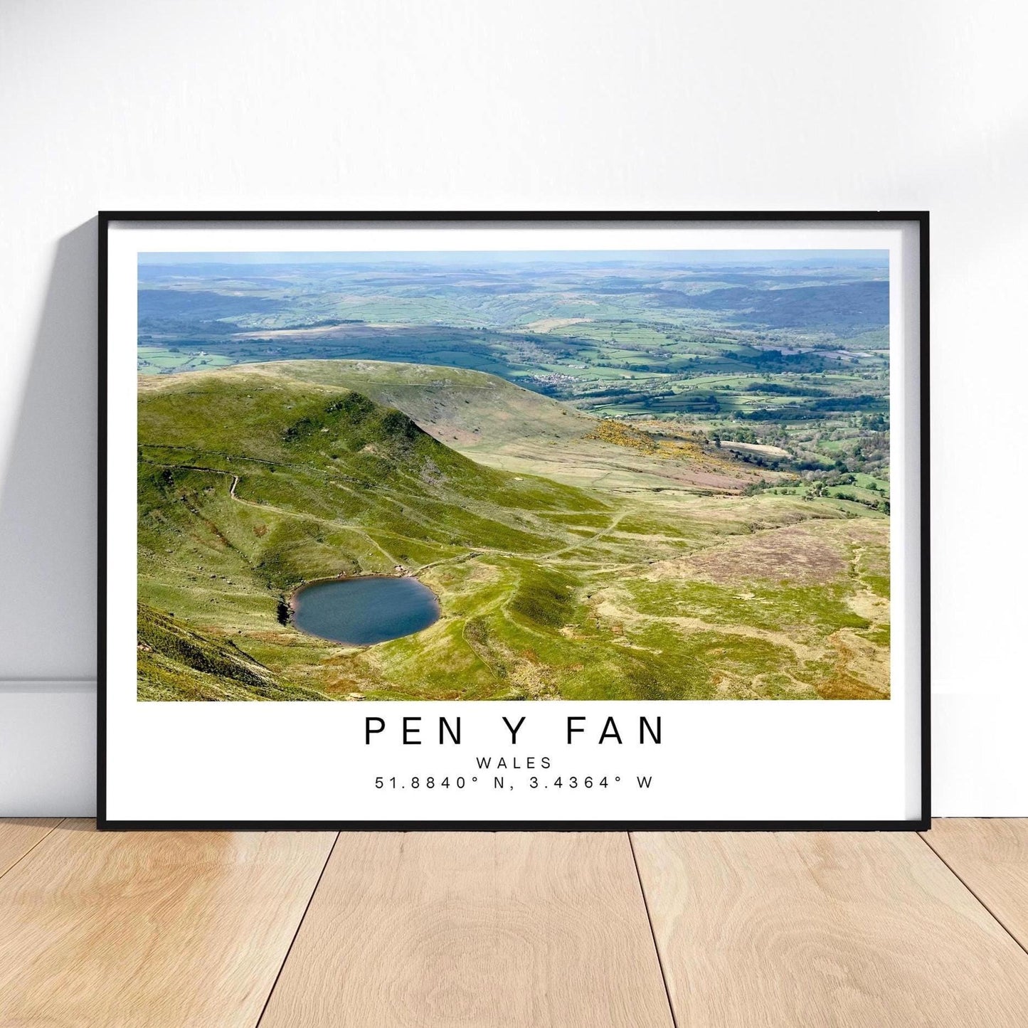 Pen Y Fan Mountain Print: Brecon Beacons Wall Art, Wales Travel Photography for Hikers