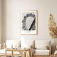 Vienna Ferris Wheel Print: Black and White Austria Landmark Photography