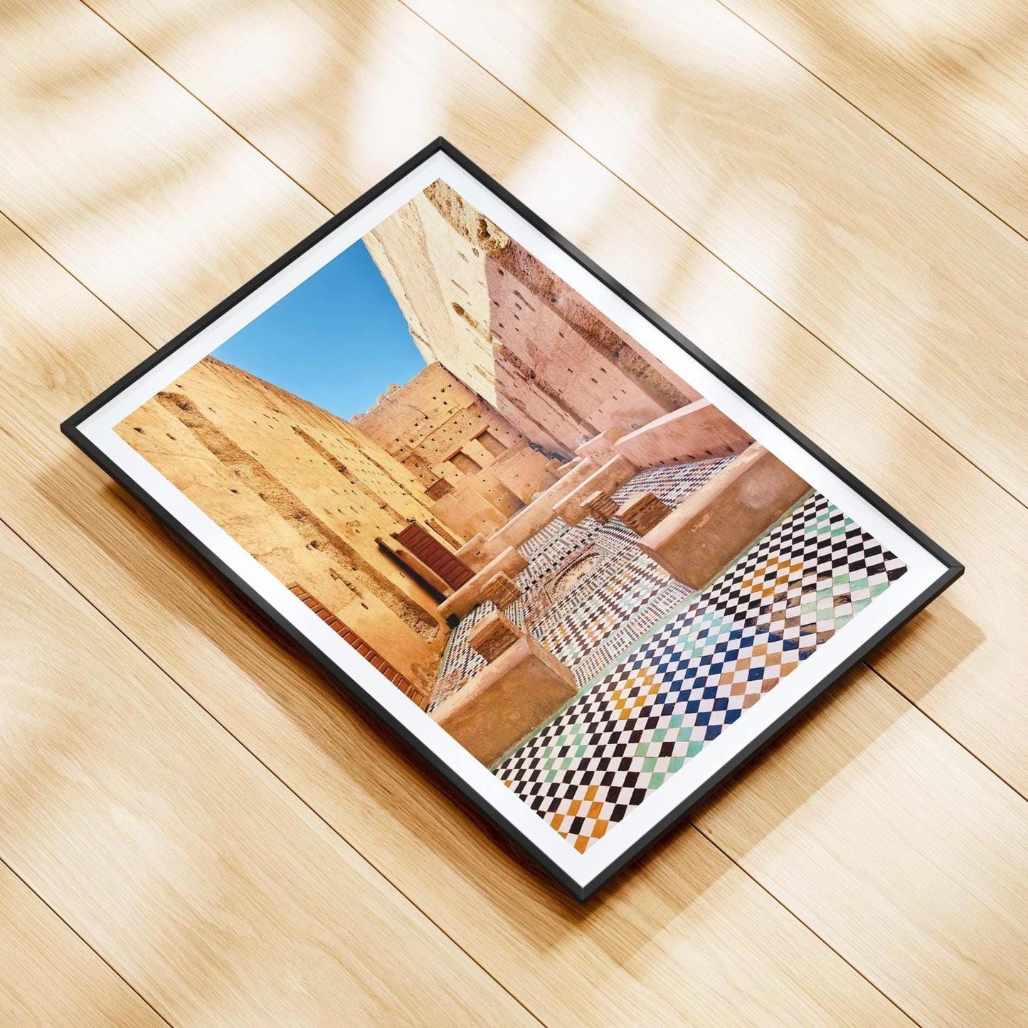 El Badi Palace Print: Marrakesh Morocco Photography, Islamic Architecture - Matthew Webb Photography